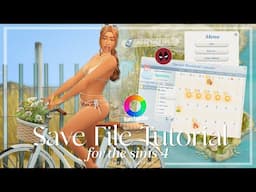 Save File Tutorial For The Sims 4 - Must Have Mods, Aesthetic Townies, MC Command Center Settings