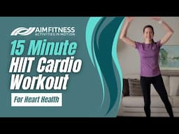 15 Minute HIIT Cardio Workout for Seniors (High Intensity Interval Training) | Cardio for Adults 50+