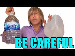 Cautions with Distilled and Ozone water