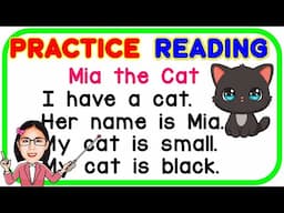 EASY READING LESSON FOR KIDS | LEARN TO READ | SHORT STORY FOR KIDS | READING TUTORIAL | TEACHER AYA