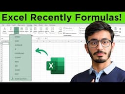 EXCEL Powerful Recently Used Formulas for Beginners Made EASY in 2025!