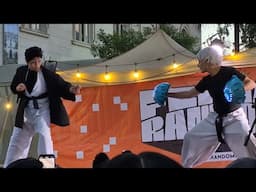 Gojo vs Sukuna JUJUTSU KAISEN Cosplay en la Feria Random 2025