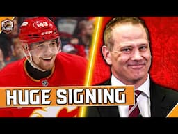 Flames make SNEAKY good signing... This has fans ECSTATIC | Calgary Flames News