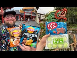 EPCOT 2025 | Eating Candy in Every Country for Under $100 | Squid Chips & UK Candy | Disney World