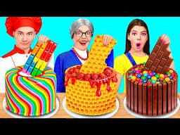Me vs Grandma Cooking Challenge | Funny Food Hacks by AZaZa Challenge