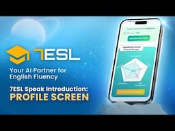 Exploring the Profile Screen of 7ESL Speak: Track Your Learning Progress