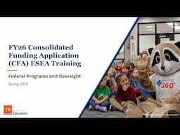 FY26 CFA ESEA Training