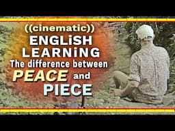 What is the difference between Peace & Piece? Learn English / Mr Duncan #englishaddictwithmrduncan