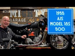 Recommissioning a 1955 AJS Model 18S 500cc single vintage motorcycle