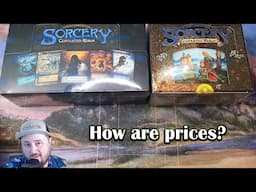 Sorcery Contested Realm - Beta wave 3 box opening - on screen prices