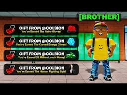 I Upgraded My Little BROTHER's Roblox Fight in a School Account!