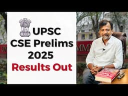 UPSC CSE Prelims 2025 Results Out | Director's Message & Roadmap to Mains