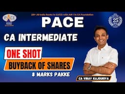 📚 Byeback of Shares in Just 1 Hour | CA Vinay Rajoriya Sir 🧠