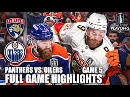 Stanley Cup Final Game 5: Florida Panthers vs. Edmonton Oilers | Full Game Highlights | ESPN NHL