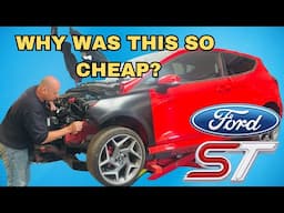REBUILDING A WRECKED RACE RED FIESTA ST UNDER £2000 FROM COPART