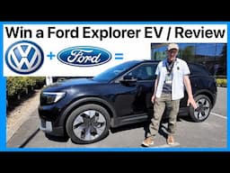 We Test Drive the New Ford Explorer EV ( Shh its really a VW !! )