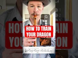 How to Train Your Dragon Recorder Tutorial #recorder #tutorial