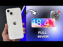 iPhone 13 review on iOS 18.4.1 - Bugs + Green Screen + Camera + Performance & Battery TEST
