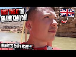 BRITISH GUY'S FIRST TIME VISITING THE GRAND CANYON | HELICOPTER TOUR & MORE!