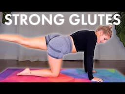 Powerful Glutes! Yoga Workout for Building Glutes & Quads, Beginners Yoga Workout
