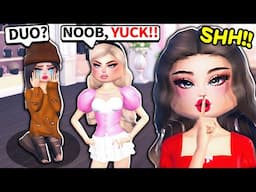 I Pretended to be a POOR NOOB in Dress to Impress *SECRET TRENDSETTER*