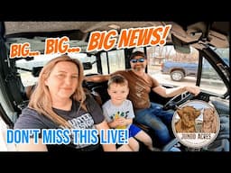 LIVE - BIG NEWS from JUNOD ACRES!