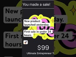 When you validate demand first sales come easier.