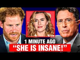 Harry Furiously Exits Colbert Late Show As Kate Winslet Refuse Addressing Him As His Highness