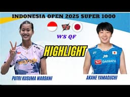 [QF] Putri Kusuma WARDANI (INA) vs Akane YAMAGUCHI (JPN) | Kapal Api Indonesia Open 2025