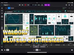 Waldorf BLOFELD Synthesizer - Factory Preset Demo for the iPad - No Talking
