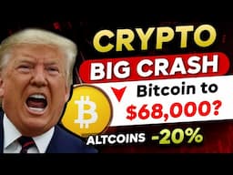 🛑 Bitcoin & Altcoins MASSIVE CRASH - Trump's Tariff | Soon BTC $68,000? | Bitcoin Crash Today