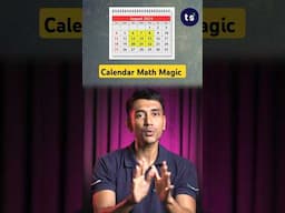 Mind-Blowing Calendar Math Trick You NEED to Try! 🤯 #shorts #maths
