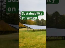 Sustainability and renewable energy at the University of Edinburgh #ClimateChange