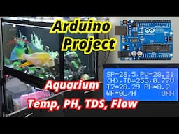 Arduino Project LCD Temp Flow TDS PH | Aquarium Water Parameter | umair saeed | Urdu