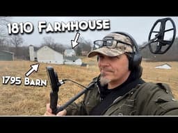 Blockbusters!  - Metal Detecting a 200year Old Farmhouse For Early American Treasures!