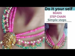 Do it yourself | Step jewellery| Simple steps#stonebeads #handmade #craft #jewellery #step #layer