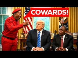 Julius Malema Fires BACK At Trump, Calling Him A COWARD For Not Inviting Him...