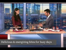 Healthy Snacking: Energizing Bites for Busy Days on Global News Morning behind the scenes clip
