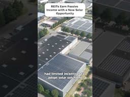 Easy Passive Income for Commercial Properties & REITs #CommercialSolar #CommercialRealEstate