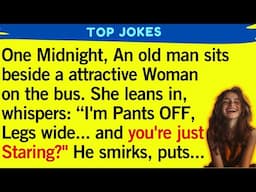 Midnight Bus Surprise | Funny Senior Jokes 😂 | Laugh Landers