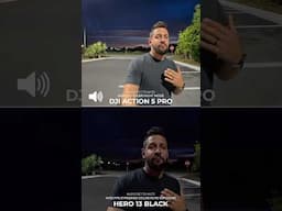 DJI Action 5 Pro vs Hero 13 Black low light test… is this even a competition 😂