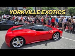 Exploring the Yorkville Exotic Car Show 2025 in Toronto (June 15, 2025)