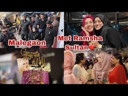 Mumbai…Malegaon…Met @ramshasultankhan ❤️#meenazfam #mumbai#malegaon #event #vlog#friends#dailyvlog