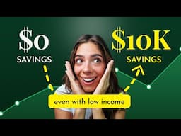 6 TIPS on How to SAVE 10K EFFORTLESSLY (Even with Low Income)