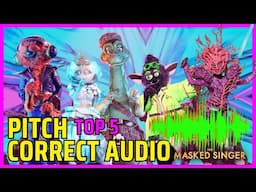 Masked Singer Top 5 Pitch Correct