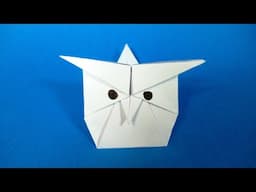 How to make a paper owl easily  DIY paper owl