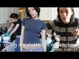 dyeing my clothes black to be esoteric and different
