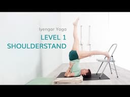 Iyengar Yoga Level I Shoulderstand--Salamba Sarvangasana and Halasana
