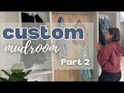 DIY Mudroom Built-in on a Budger | Part 2