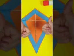 Make your own CAT-KITE! 🐈🪁 Simple Craft for Kids #shorts | 44 Cats
